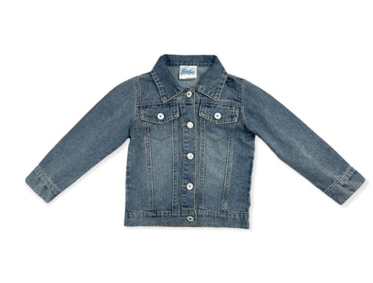 Girl's Shea Baby Denim Fringe Jacket