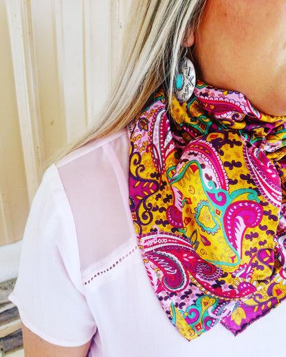 Paisley Silk Scarves