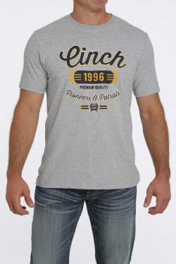 MEN'S Cinch PIONEERS AND PATRIOTS TEE - HEATHERED GRAY